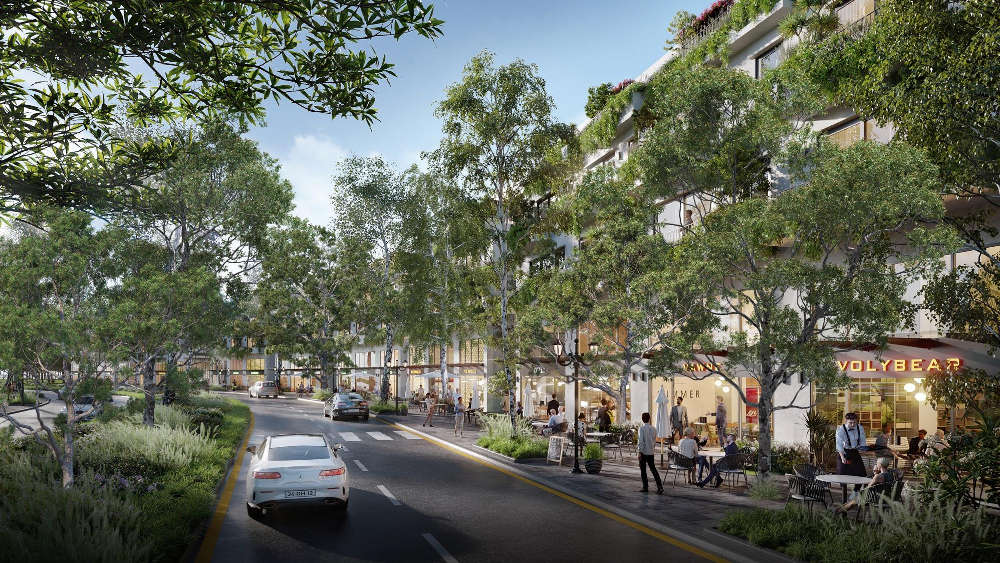 Nhà phố vườn - Phân khu Plaza tại Ecopark Vinh