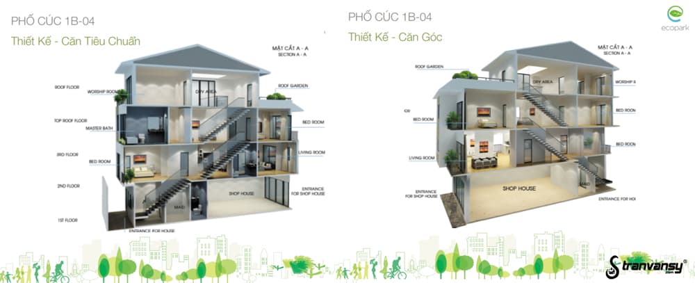 Nhà phố thương mại Phố Cúc