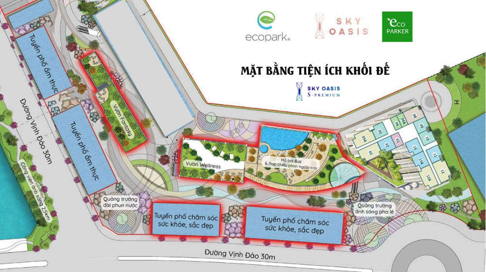 Vị trí S-Premium Sky Oasis Ecopark