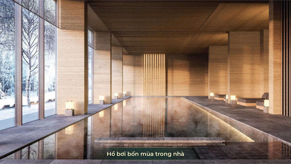 Tiện ích tại Sky Forest Ecopark - Hồ bơi bốn mùa trong nhà