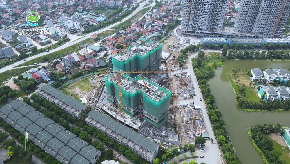 tiến độ của dự án Solforest Ecopark tháng 6/2021