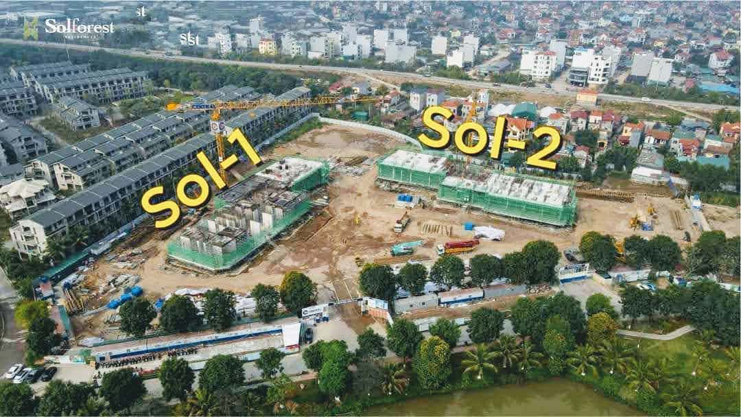 tiến độ của dự án Solforest Ecopark T2/2021