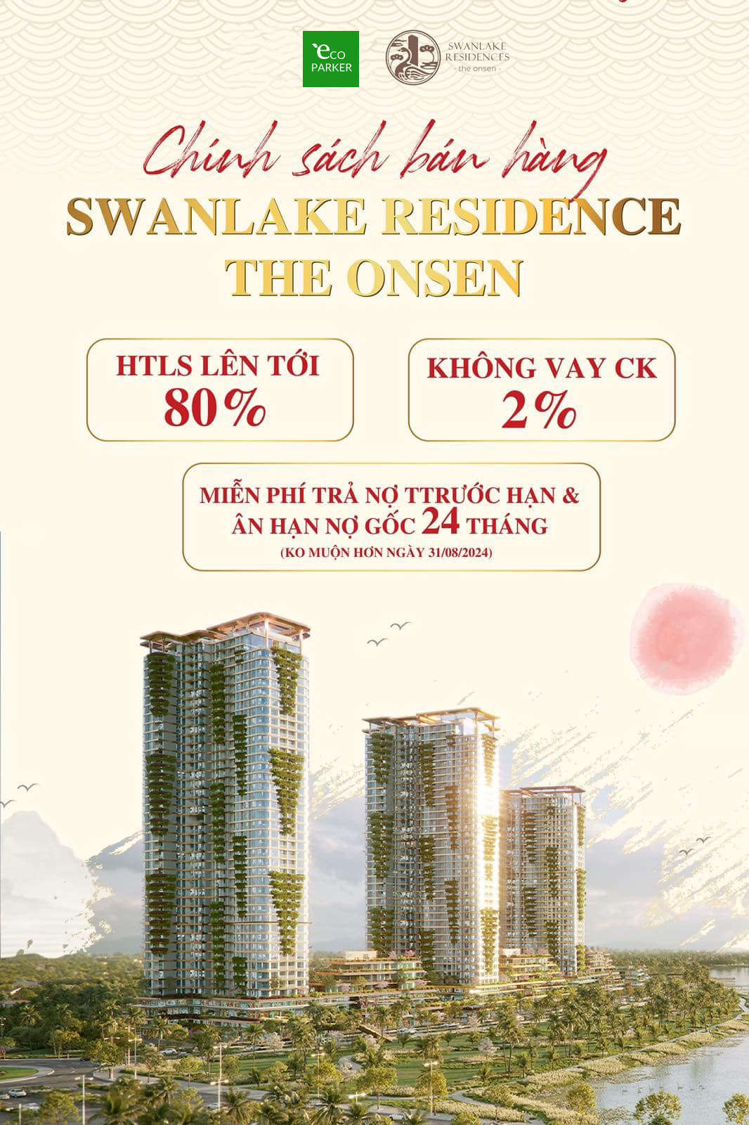 Chính sách bán hàng tại Swanlake Onsen Ecopark