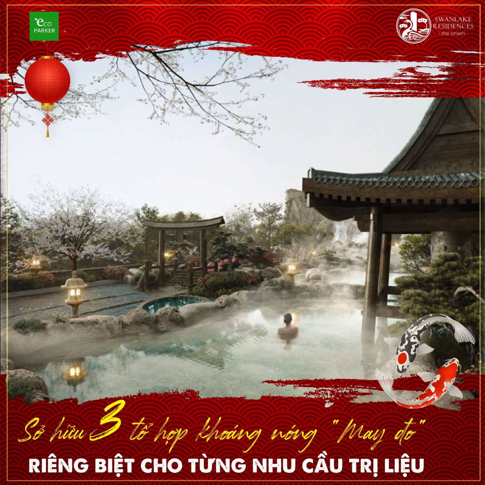 3 tổ hợp khoáng nóng tại Swanlake Onsen