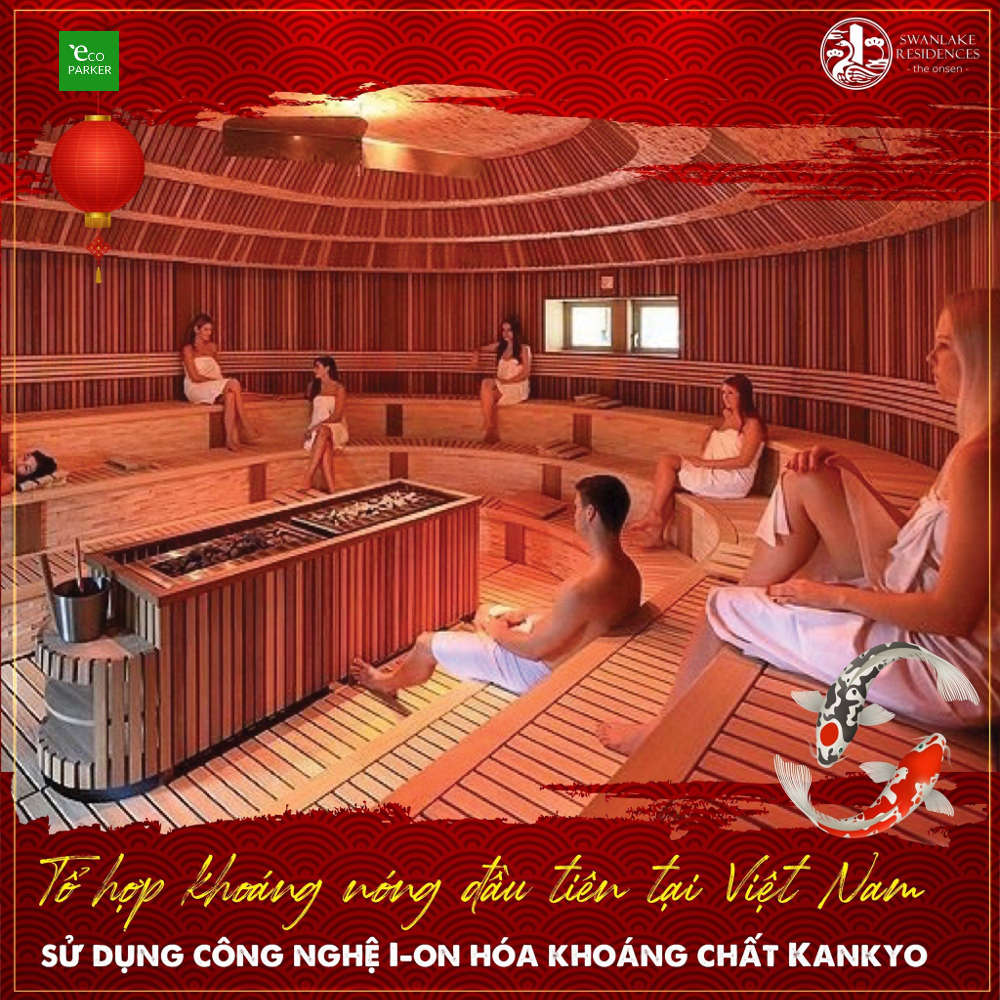 công nghệ ion âm khoáng chất tại Swanlake Onsen