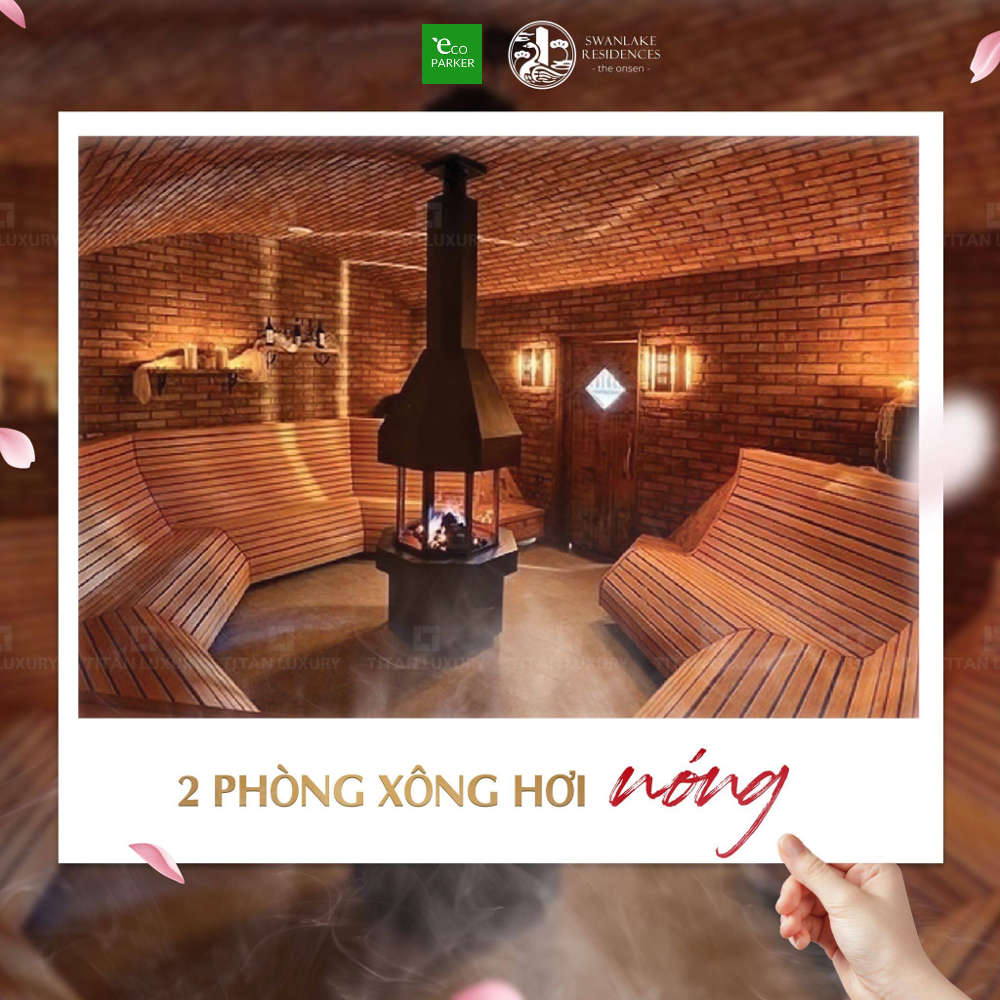 Phòng xông hơi nóng tại Swanlake Onsen Ecopark
