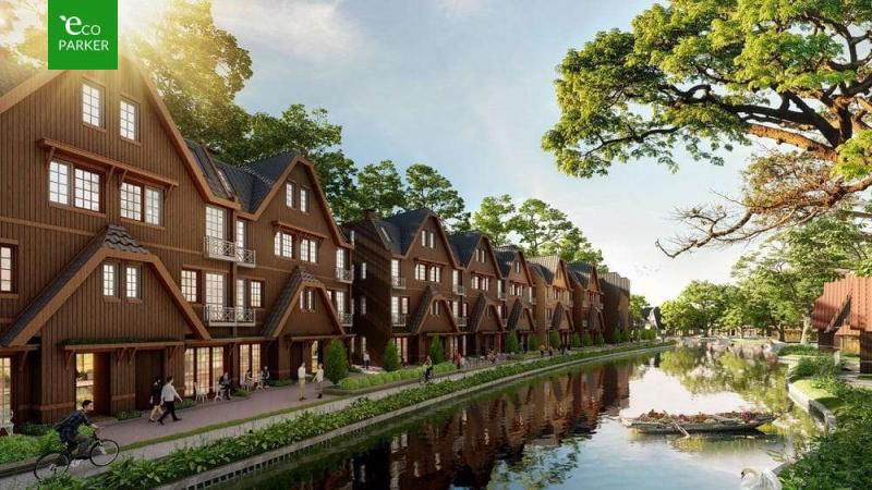 Nhà phố 3 mặt tiền Làng Hà Lan Ecopark