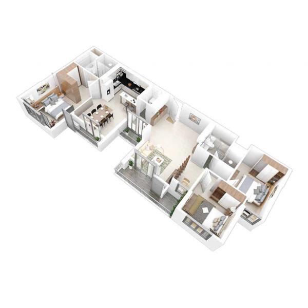 Căn hộ chung cư Aquabay Ecopark - 105m2