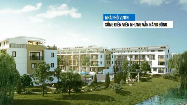 Nhà phố vườn liền kề khu 2B Park River Ecopark