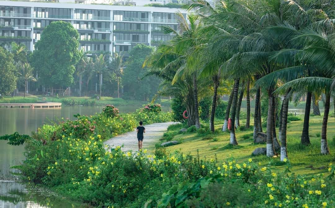 Vỉa hè ở Ecopark