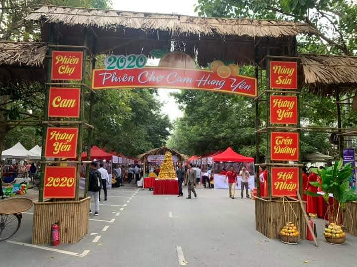 Hội chợ Cam Hưng Yên 2020