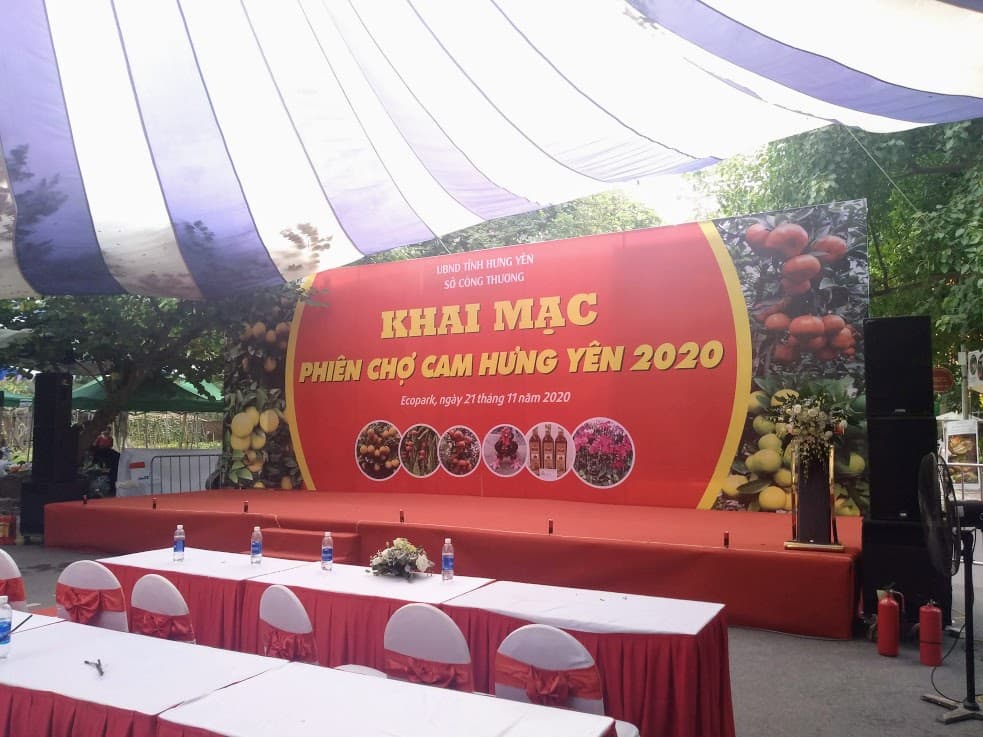 Hội chợ Cam Hưng Yên 2020